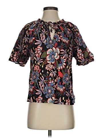 Intermix Short Sleeve Blouse (view 1)