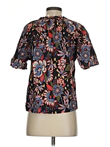 Intermix Short Sleeve Blouse (view 2)