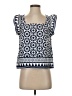 Shein Blue Sleeveless Blouse Size 4 - photo 1