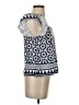 Shein Blue Sleeveless Blouse Size 4 - photo 4