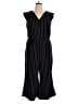 Apt. 9 100% Polyester Stripes Black Jumpsuit Size XL - photo 1