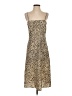 Re:named 100% Polyester Animal Print Tan Cocktail Dress Size S - photo 1