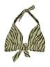 Angela Roi Stripes Green Swimsuit Top Size L - photo 1