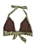 Angela Roi Stripes Green Swimsuit Top Size L - photo 2