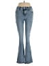 Express Hearts Blue Jeans Size S - photo 1