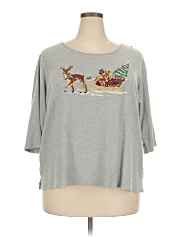 Quacker Factory 3/4 Sleeve Top (view 1)