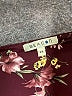 Beacon Floral Burgundy 3/4 Sleeve Blouse Size 2X - photo 7
