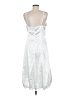 Shein Metallic Silver Cocktail Dress Size 8 - 10 - photo 2