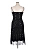 Ruby Rox 100% Polyester Stars Black Cocktail Dress Size L - photo 2
