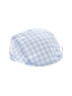 Janie and Jack 100% Cotton Checkered-gingham Blue Hat Size 18-24 mo - photo 1