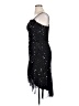 Ruby Rox 100% Polyester Stars Black Cocktail Dress Size L - photo 5