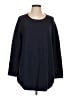 Eileen Fisher 100% Cotton Black Pullover Sweater Size L - photo 1