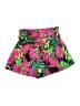 Unbranded 100% Polyester Tropical Pink Shorts Size L - photo 1