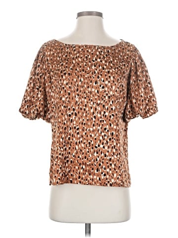 Sara Michelle Short Sleeve Blouse (view 1)