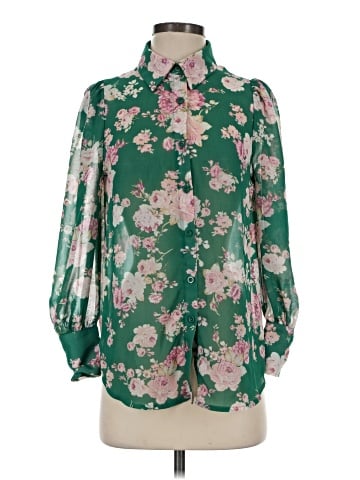 Shein 3/4 Sleeve Blouse (view 1)