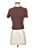 Shein Brown Short Sleeve Turtleneck Size S - photo 1