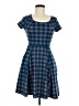Maison Jules Argyle Blue Casual Dress Size XS - photo 1