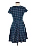 Maison Jules Argyle Blue Casual Dress Size XS - photo 2