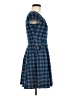 Maison Jules Argyle Blue Casual Dress Size XS - photo 4