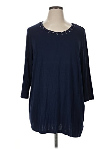 Susan Graver 3/4 Sleeve T-Shirt (view 1)