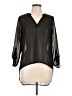 Assorted Brands Black 3/4 Sleeve Blouse Size L - photo 1