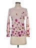 Talbots 100% Merino Floral Pink Wool Sweater Size P (petite) - photo 1