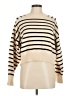 Olivaceous Stripes Tan Turtleneck Sweater Size M - photo 1