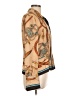 Dana Buchman 100% Silk Print Tan Blouse Size 12 Petite - photo 4