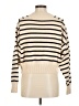 Olivaceous Stripes Tan Turtleneck Sweater Size M - photo 2