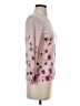 Talbots 100% Merino Floral Pink Wool Sweater Size P (petite) - photo 4