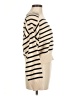 Olivaceous Stripes Tan Turtleneck Sweater Size M - photo 4