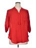 Dna Couture 100% Polyester Red 3/4 Sleeve Blouse Size 1X - photo 1