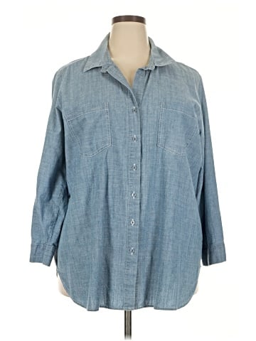 grand & greene 3/4 Sleeve Button-Down Shirt (view 1)