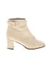 Assorted Brands Ivory Tan Ankle Boots Size 7 1/2 - photo 1