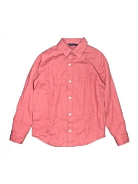 Janie And Jack Long Sleeve Button Down Shirt