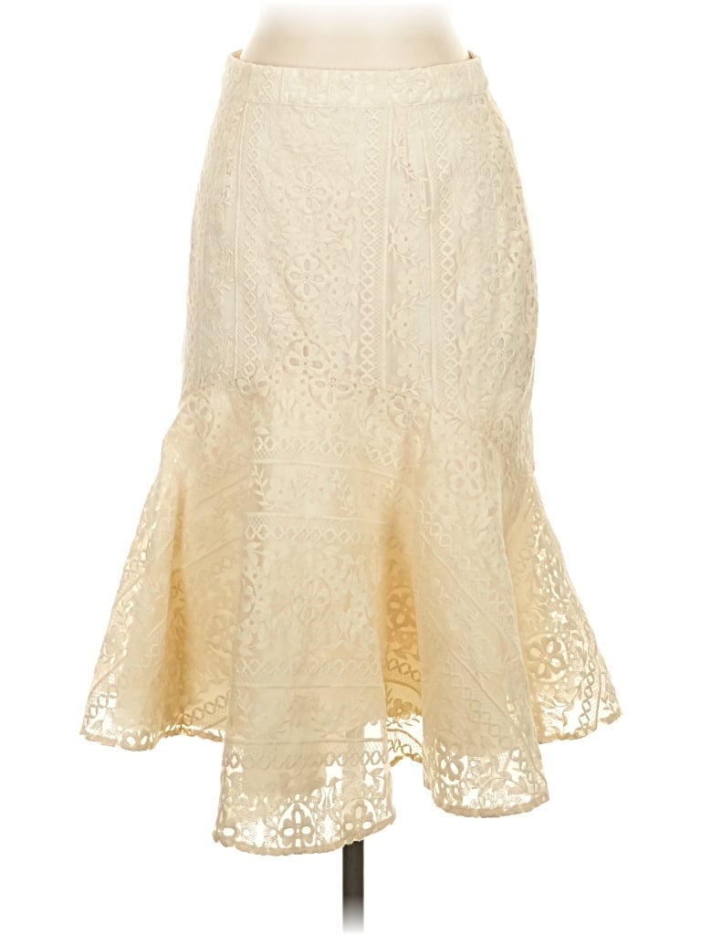 Pre-owned Rachel Parcell Formal Skirt In Ivory