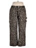 Unbranded Animal Print Brown Casual Pants Size XL - photo 1