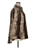 W118 by Walter Baker 100% Polyester Animal Print Brown Long Sleeve Blouse Size 1X - photo 4