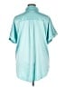 Jess Lea Teal Short Sleeve Blouse Size XL - photo 2