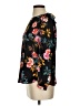 Ann Taylor LOFT 100% Polyester Floral Black Long Sleeve Blouse Size S (petite) - photo 5