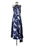 Kay Unger 100% Polyester Blue Cocktail Dress Size 2 - photo 1