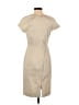 Eccoci Tan Ivory Casual Dress Size 4 - photo 2