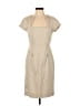 Eccoci Tan Ivory Casual Dress Size 4 - photo 1