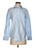 Blank NYC Stripes Blue Long Sleeve Button-Down Shirt Size XS - photo 1