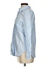 Blank NYC Stripes Blue Long Sleeve Button-Down Shirt Size XS - photo 5