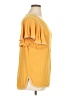 Max Studio Yellow Short Sleeve T-Shirt Size XL - photo 4