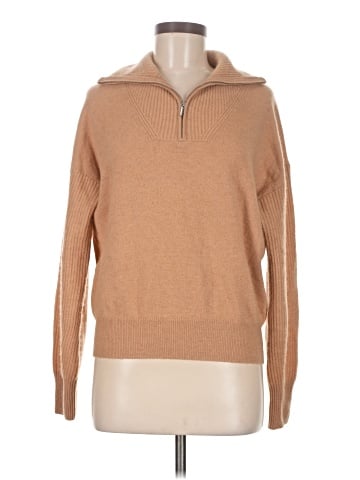 Amicale Cashmere Pullover Sweater (view 1)