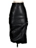 Superdown 100% Polyester Black Faux Leather Skirt Size XXS - photo 1