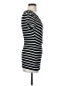 Ann Taylor Stripes Black Short Sleeve Top Size XS - photo 4