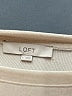 Ann Taylor LOFT Tan Long Sleeve Top Size L - photo 7